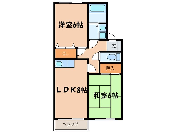 シャルム高松の物件間取画像